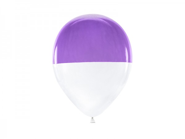 7 tvåfärgade ballonger Carnevale 30cm 3