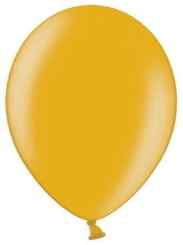 50 balonów lateksowych złoty metalik 30 cm