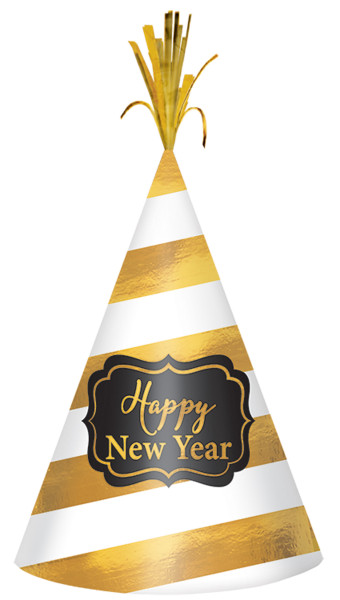 Partyhut Happy New Year 22cm