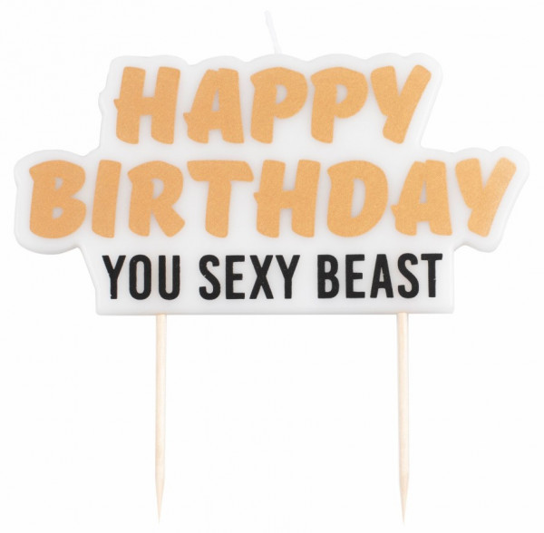 Candela per torta di compleanno sexy Bestia 2