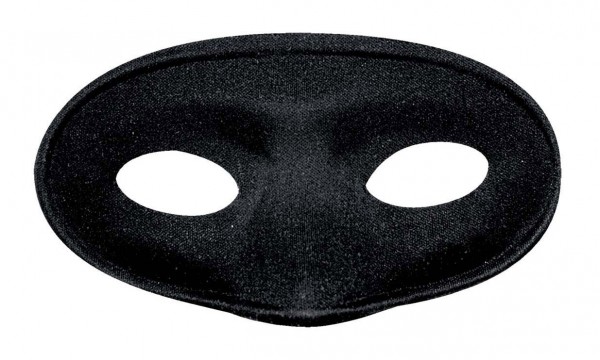 Maschera nera barocca per ballo in maschera