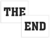 Preview: Shoe sticker The End