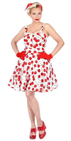 50er Jahre Kleid Cherries