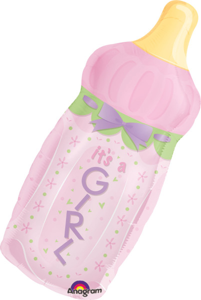 Baby bottle girl balloon