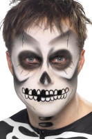 Oversigt: Halloween makeup sæt skelet skelet horror