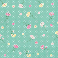 Preview: 16 floral tea party napkins 33cm