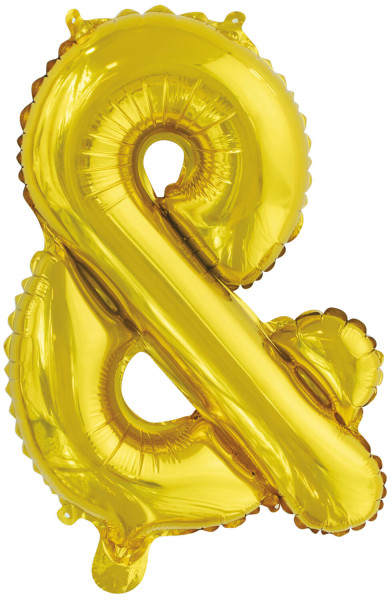 Mini & gouden folieballon 41 x 40cm
