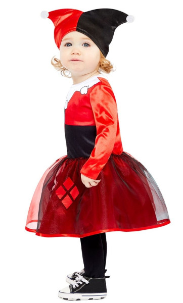 Mini harlequin child costume