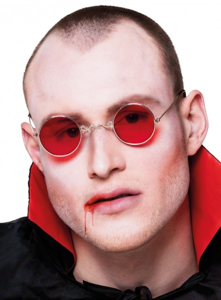 Røde vampyrherre briller