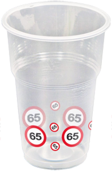 10 traffic sign 65 cups 350ml
