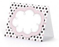 Preview: 6 Candy Vintage place cards 8.4 x 6.8 cm