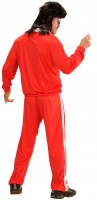 Preview: Red 80s jogging suit for men