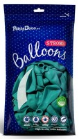 Aperçu: 100 ballons étoiles turquoise 23cm
