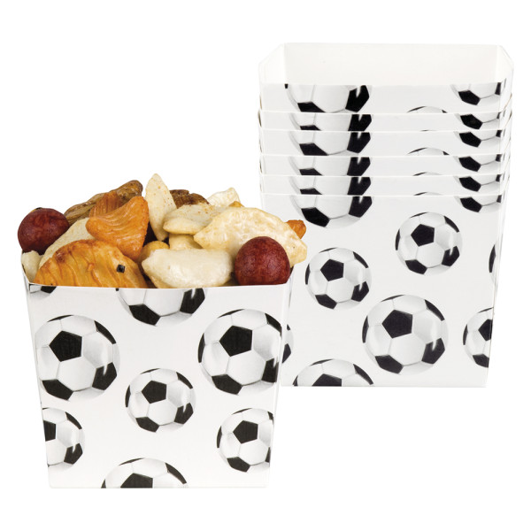 6 cajas para aperitivos Football-Star