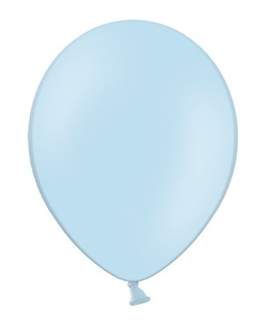 100 feststjerner balloner pastell blå 23cm