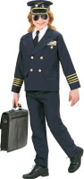 Vorschau: Piloten Uniform Kinderkostüm