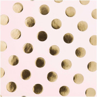 FSC Lovely Dots Geschenkpapier rosa