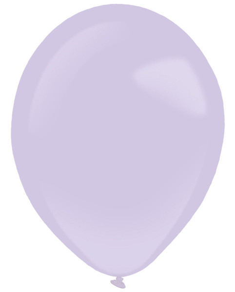 100 latex balloons fashion lavender 12cm