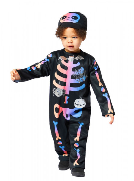 Kolorowy kostium szkieletu dla dzieci