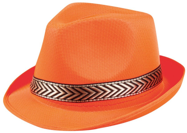 Orange disco hat