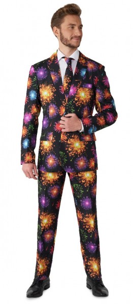 Suitmeister Fireworks Black suit for men