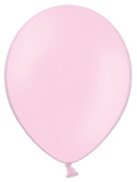 10 party star balloons light pink 27cm