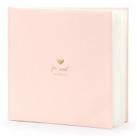 Vista previa: Libro de visitas For Sweet Memories rosa 20,5cm