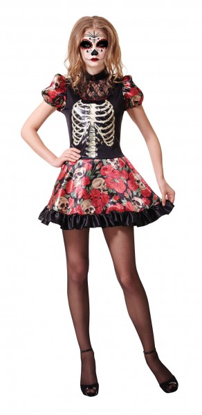 Tag der Toten MiniKleid Jessy Kostüm