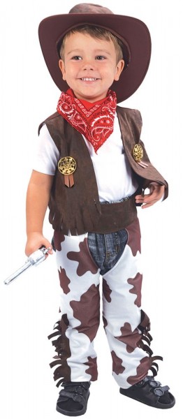 Mini-cowboy-børnekostume