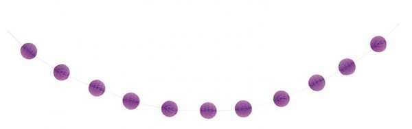 Girlanda o strukturze plastra miodu Party Night Purple Violet 213 cm 3