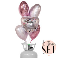 Vorschau: Weddingcar Ballonbouquet-Set mit Heliumbehälter