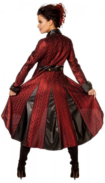 Cappotto da donna barocco gotico rosso 2