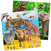 Safari & jungle napkins 20 pcs