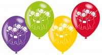 Preview: 6 Teletubbies family balloons 23 cm