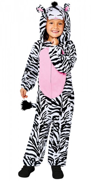 Zebra overall child costume