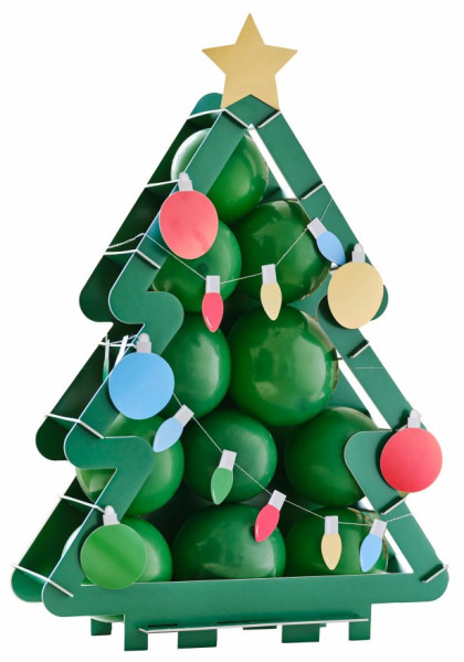 Supporto per palloncini con albero di Natale riempibile