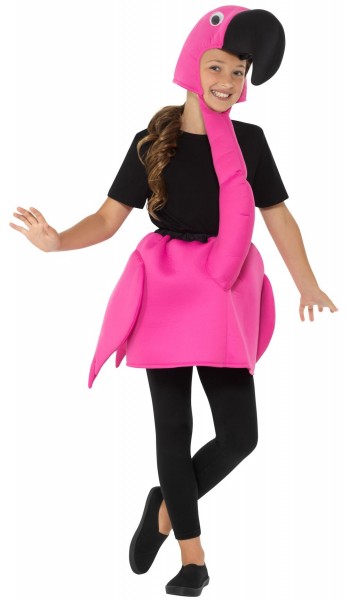 Crazy flamingo costume for children