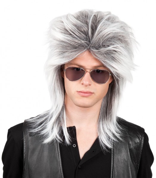 gray mullet wig