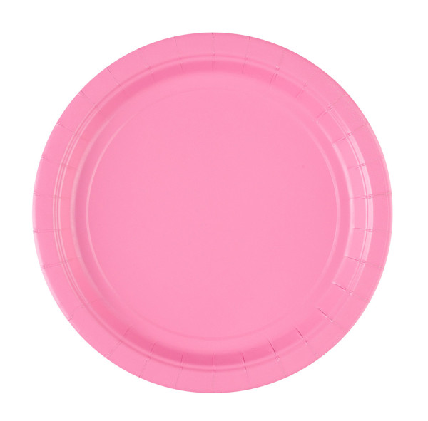 20 piatti rosa Romy 23cm