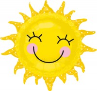 Happy Sun folie ballon 74 x 71 cm