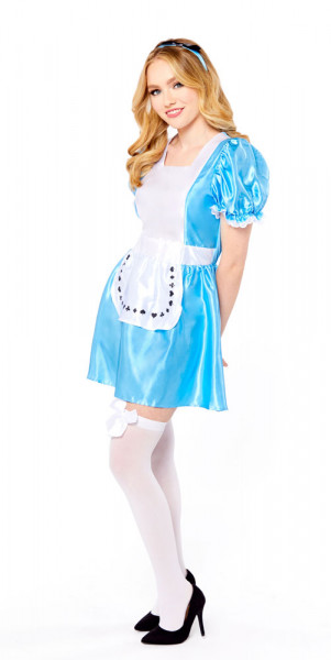Klassisk Alice i Underlandets kostym