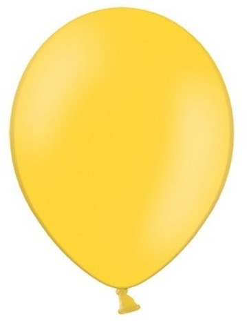 50 Partystar Luftballons gelb 27cm
