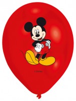 Vorschau: 6 Mickey Mouse Familie Luftballons 27,5cm