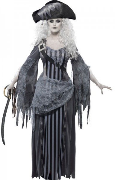 Disfraz de pirata fantasma para mujer