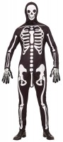 Preview: Skeleton bone costume Willy for men