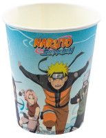 8 vasos de papel Naruto 250ml