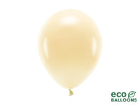 10 eco pastel balloons champagne 26cm