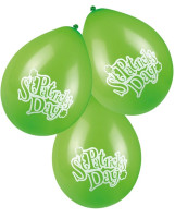 6 glade St. Patricks Day latexballoner 25cm