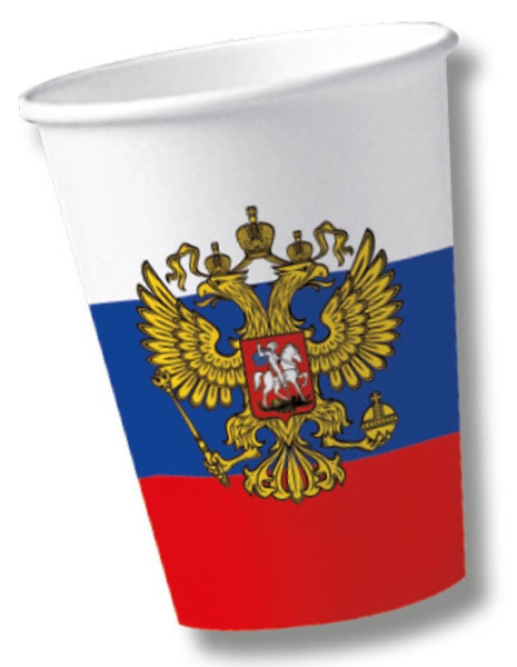 10 bicchieri da festa Russia 200 ml