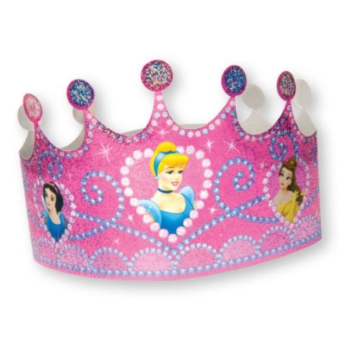 6 Disney Prinzessinnen Papp-Kronen Coronation Day